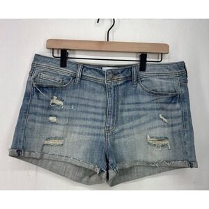 Studio Blue Distressed Blue Jean Shorts (sz. 31 = 12)